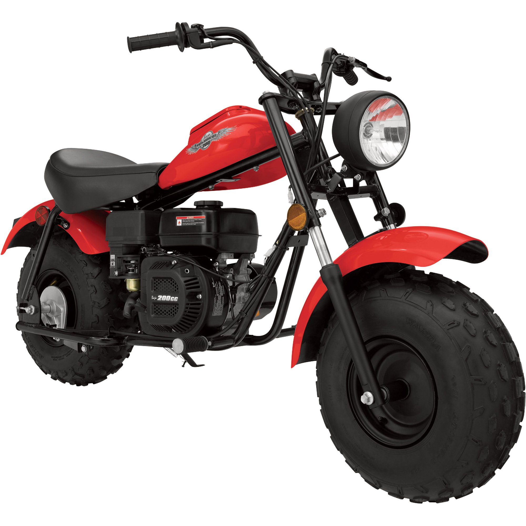 Baja Motorsports MB200 Mini Bike — 196cc, Red, Model# MB200-GR